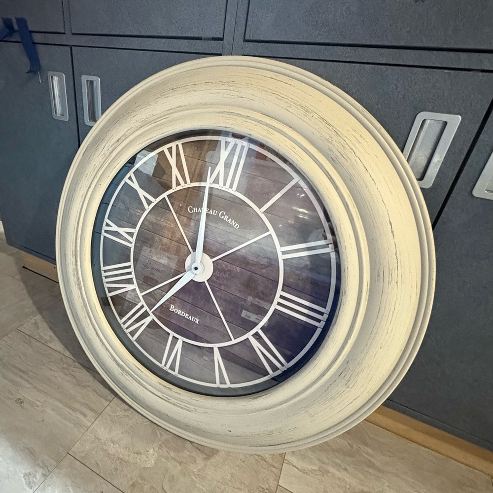 Cream Wall Clock